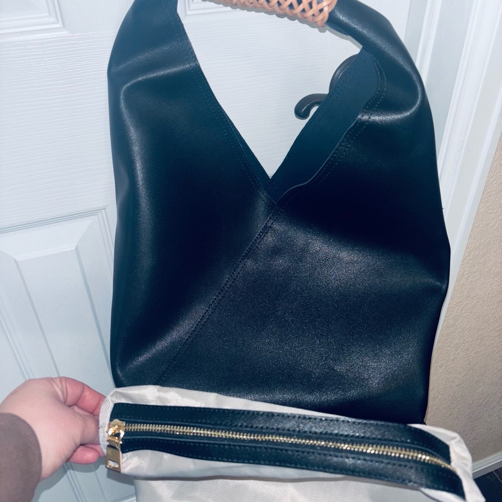 Black and Cream Women's Bag